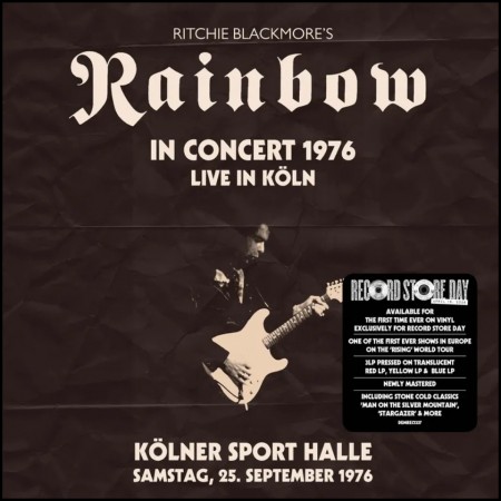(LP) RITCHIE BLACKMORE'S RAINBOW - IN CONCERT 1976, LIVE IN KÖLN