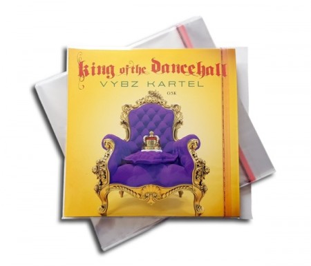 BESKYTTELSESPLAST FOR LP/MAXI M/FORSEGLINGSTAPE 100PK (PE)