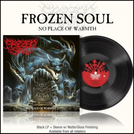 (LP RELEASE 08/5, 2026) FROZEN SOUL - NO PLACE OF WARMTH
