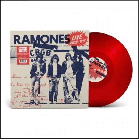 (LP) RAMONES - LIVE AT CBGB, 1977